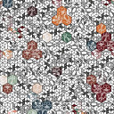 Линолеум Forbo Modul'up Compact Graphic 9309UP43C dark kubik  | FLOORDEALER